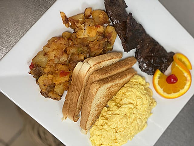 Steak and Eggs.
